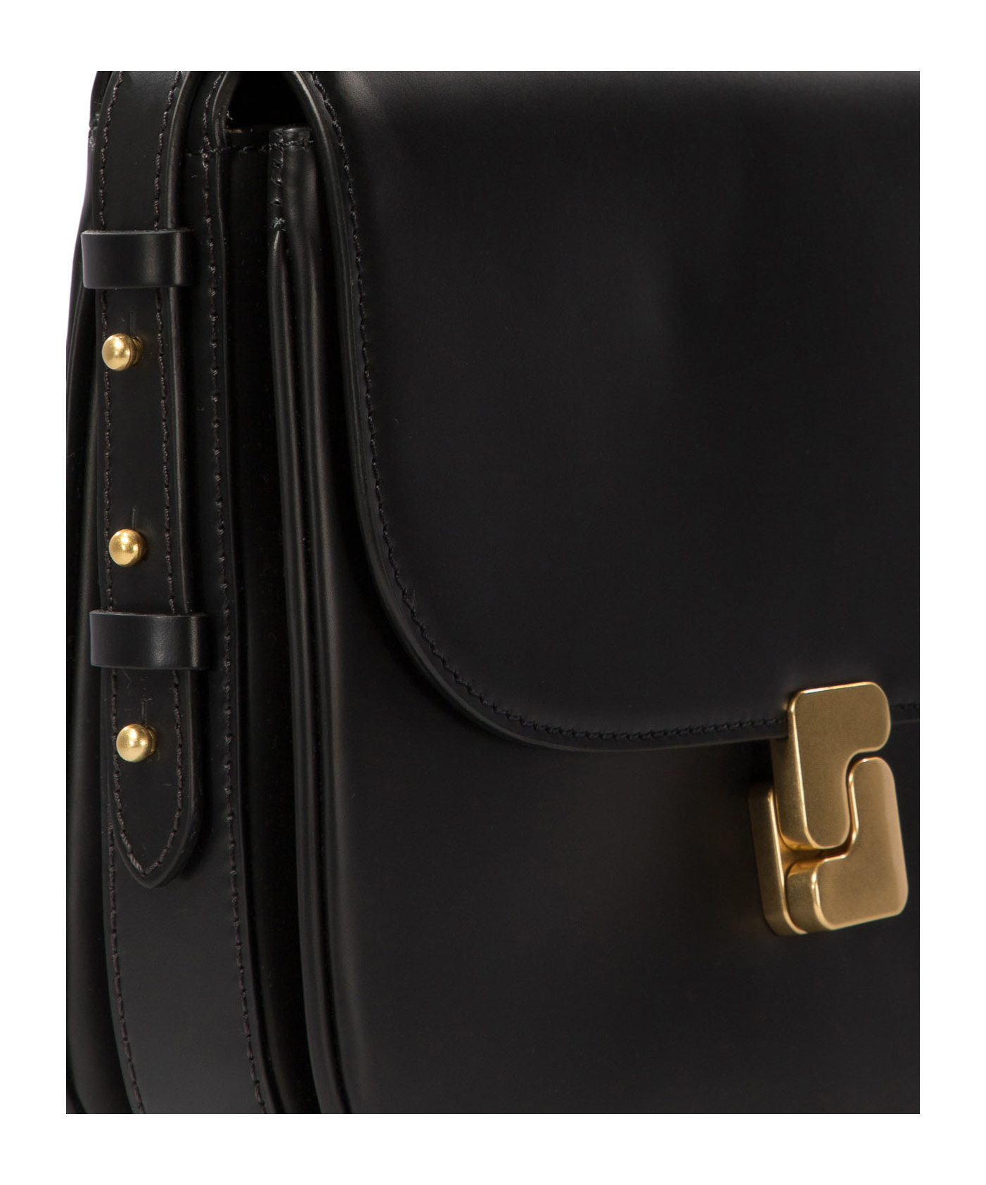 Soeur Flip Shoulder Bag In Black