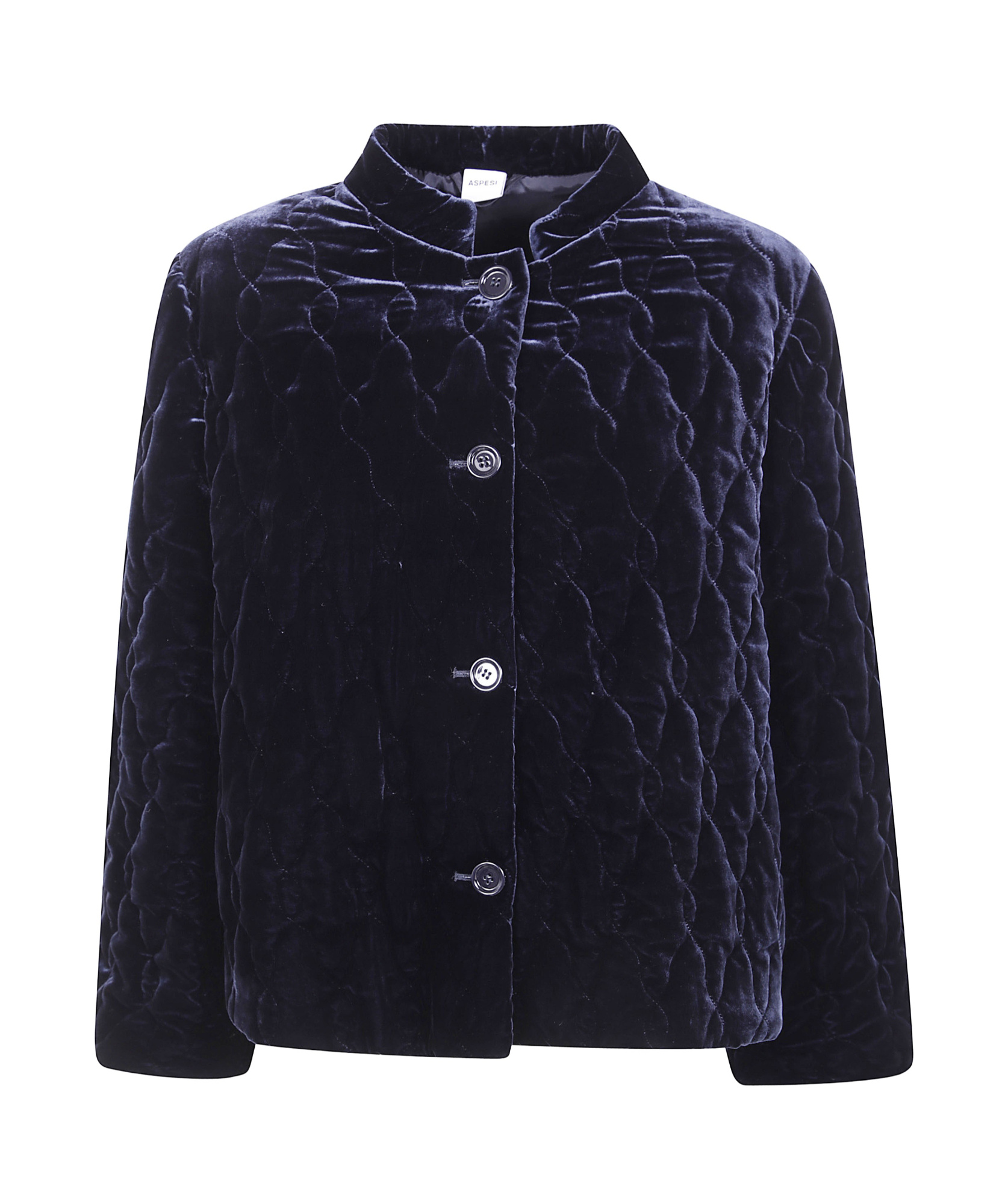 Aspesi Velvet Jacket In Black