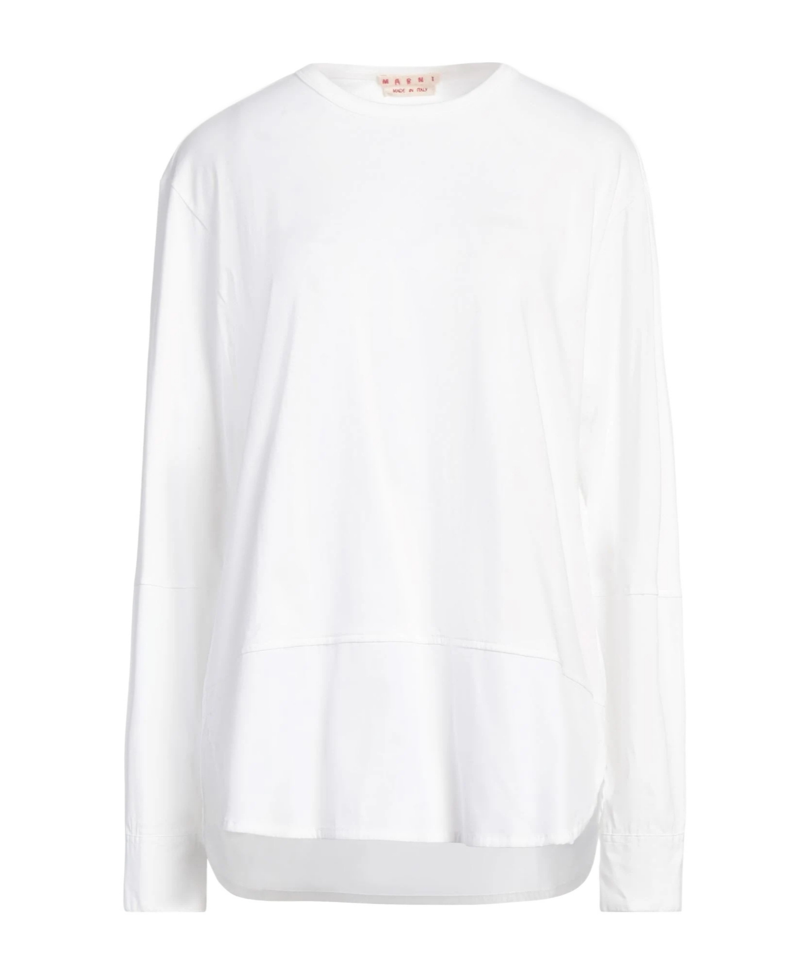 Marni Solid Color T-shirt In White