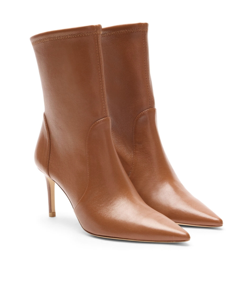 Stuart Weitzman 75mm Stuart Power Boots In Brown