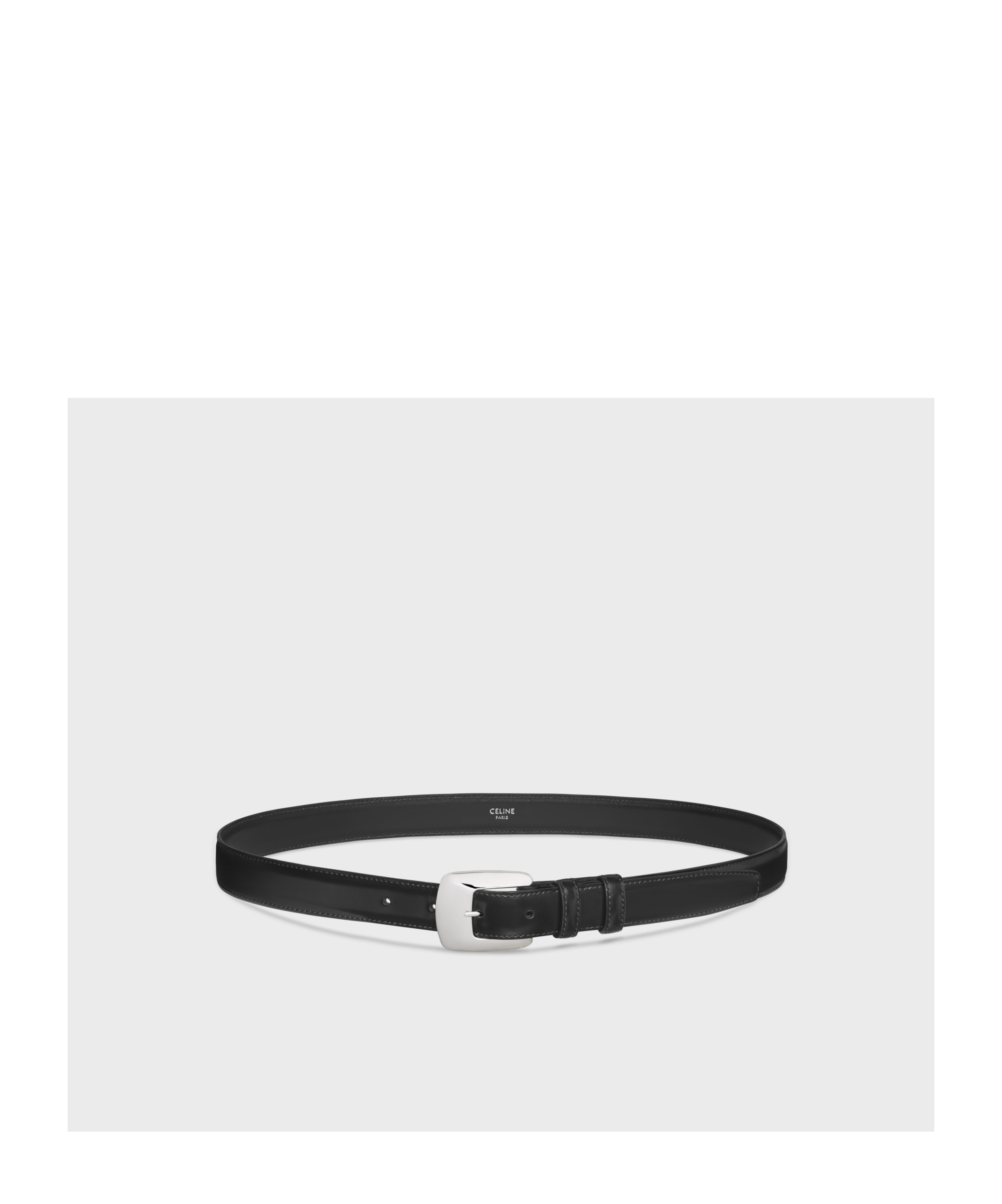 CELINE BC-14 25MM BELT IN TAURILLON LEATHER
