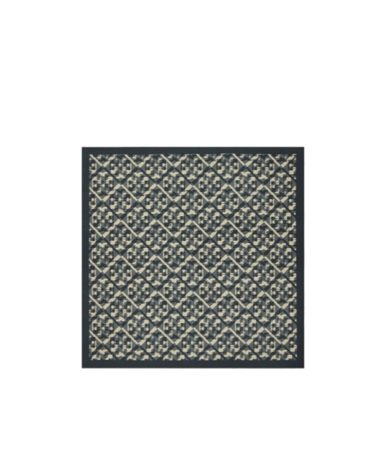 Tory Burch T Monogram Mulberry Silk Square Towel