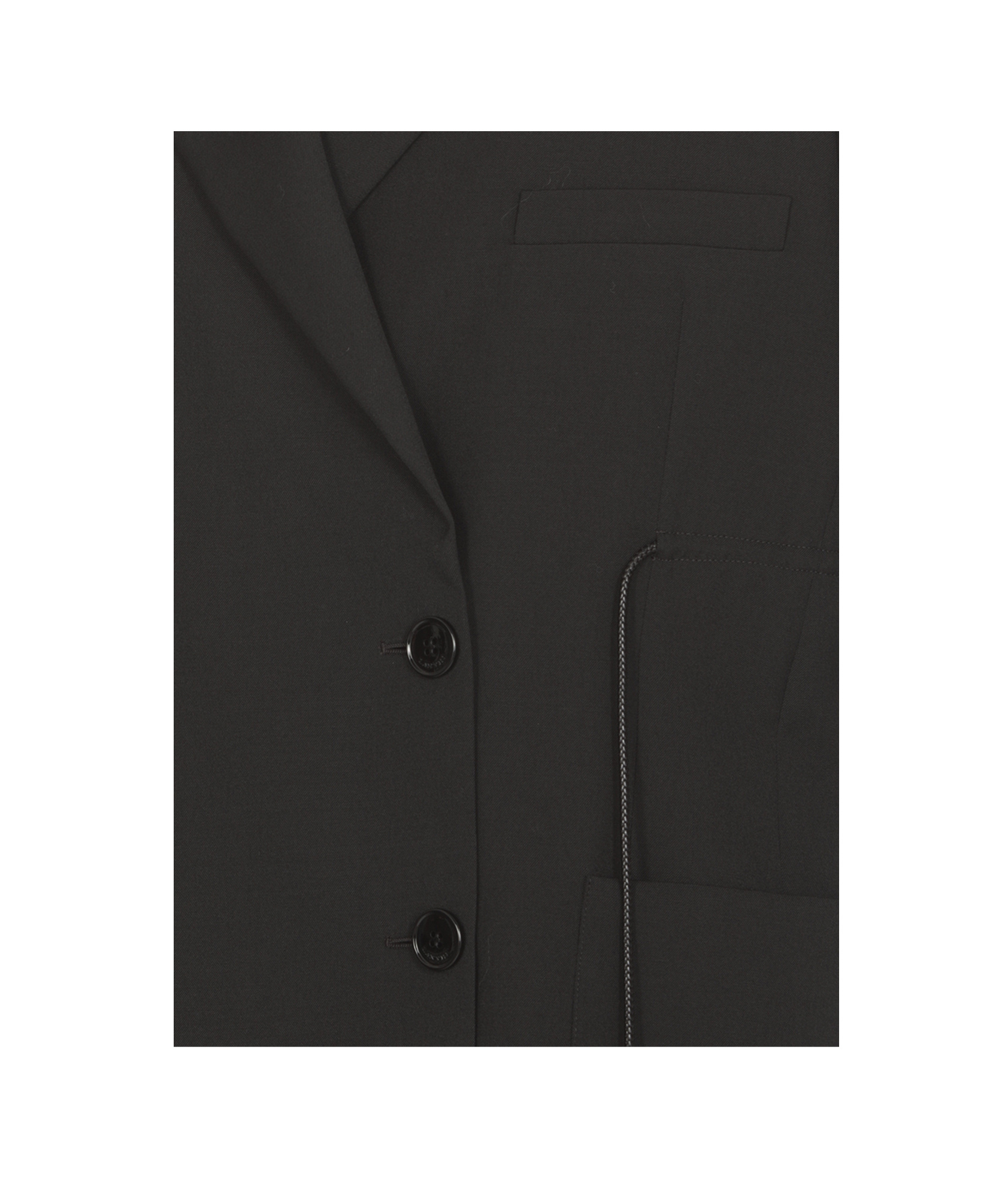 Lanvin Wool Blazer In Black