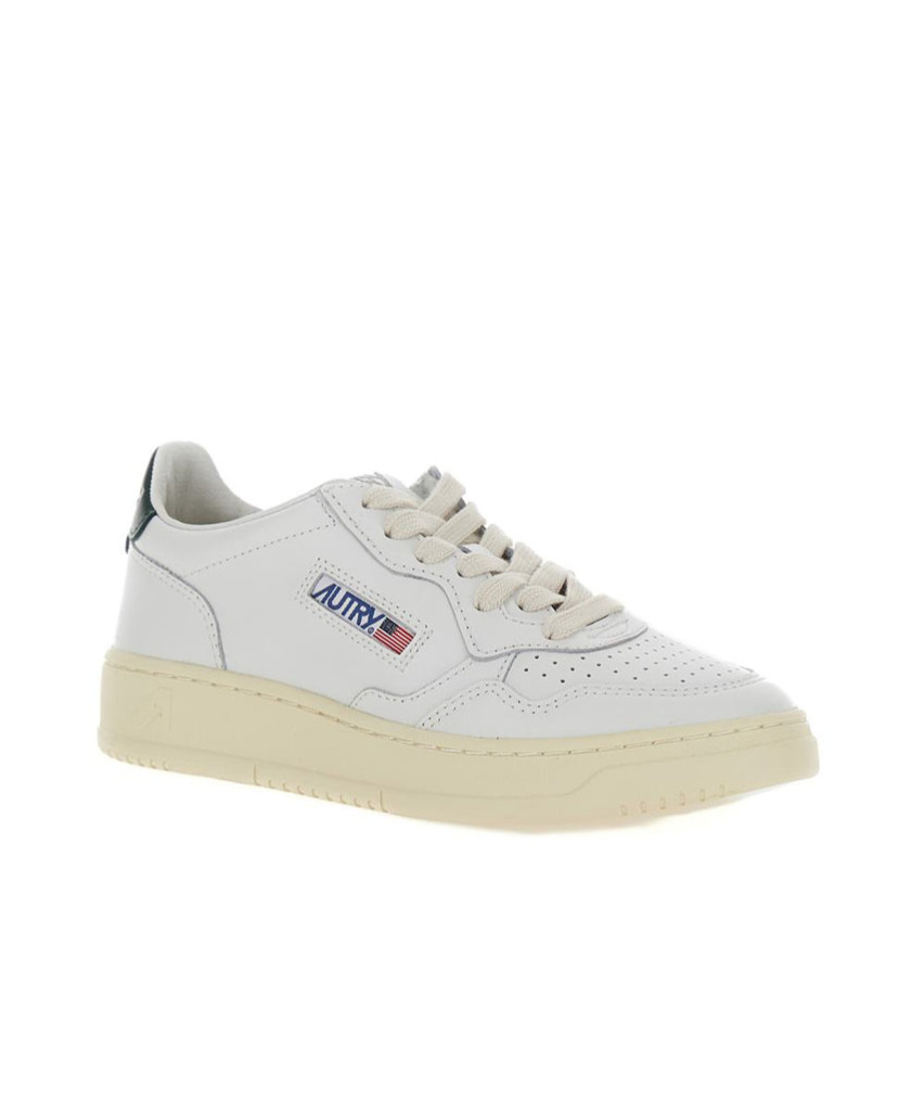 Autry Medalist Leather Low-top Sneakers In White