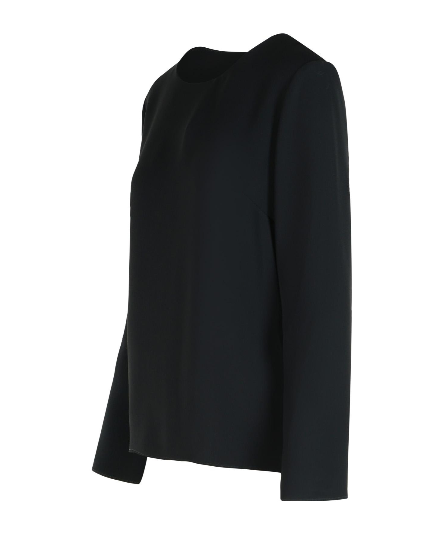 P.a.r.o.s.h Crew Neck Blouse In Black