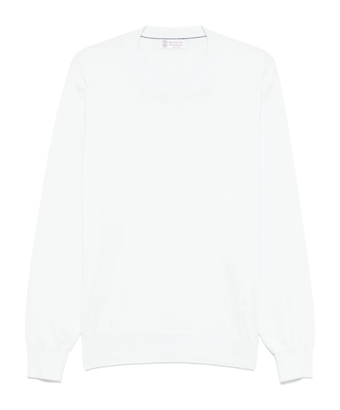 Brunello Cucinelli Fein Gestricktes T-shirt In White