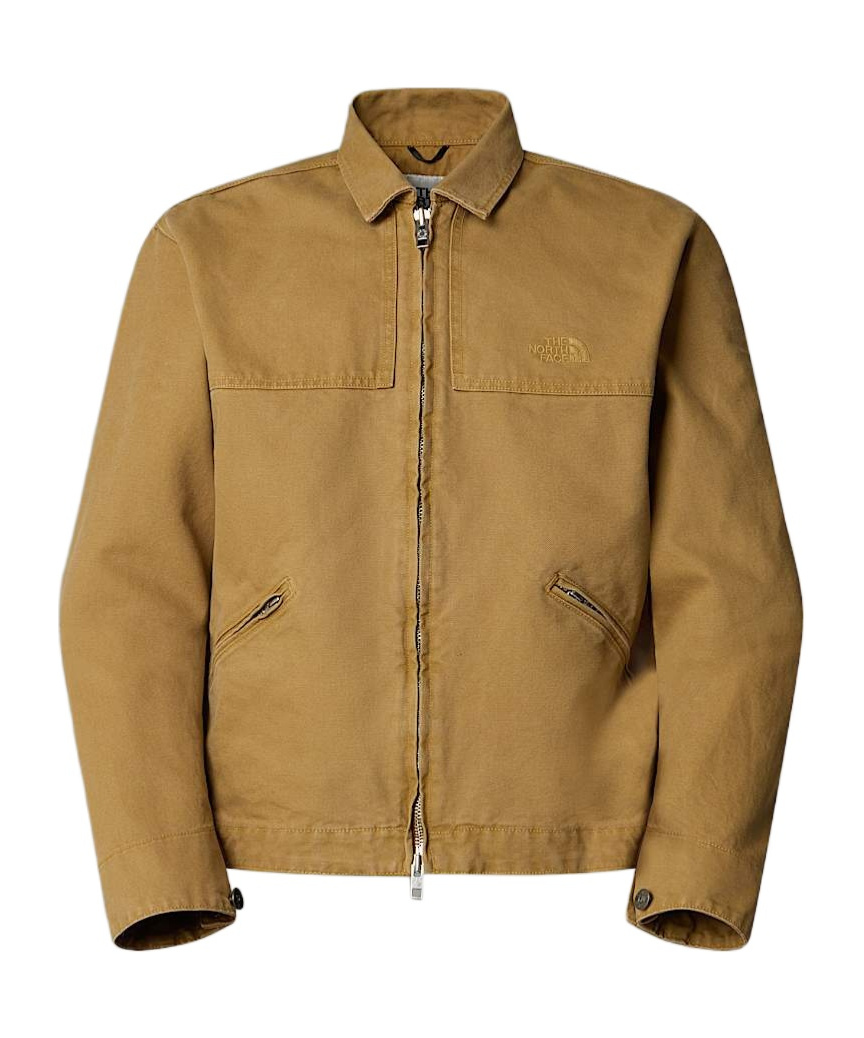 The North Face Cedar Canvas Work Jacket In Brown