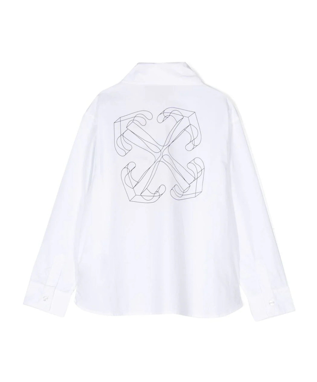 Off-white Long-sleeved Shirt In White