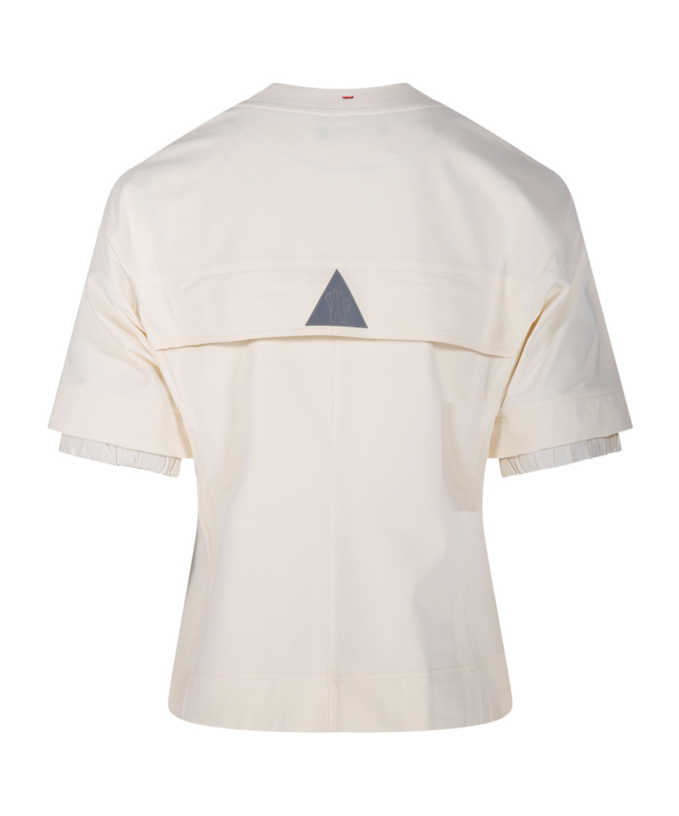 Moncler Grenoble Women Cotton T-shirt In White