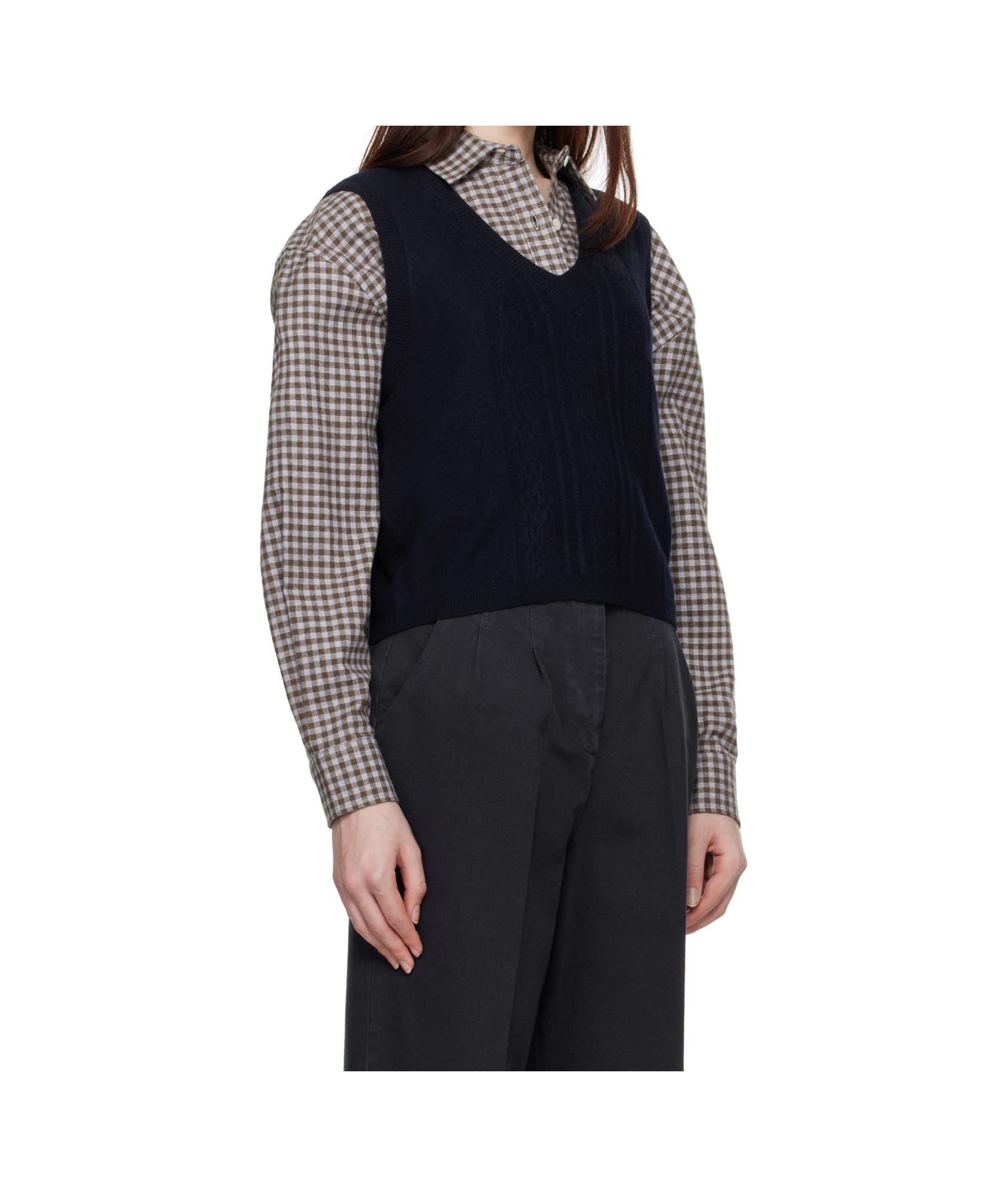Apc Navy Coco Vest In Black