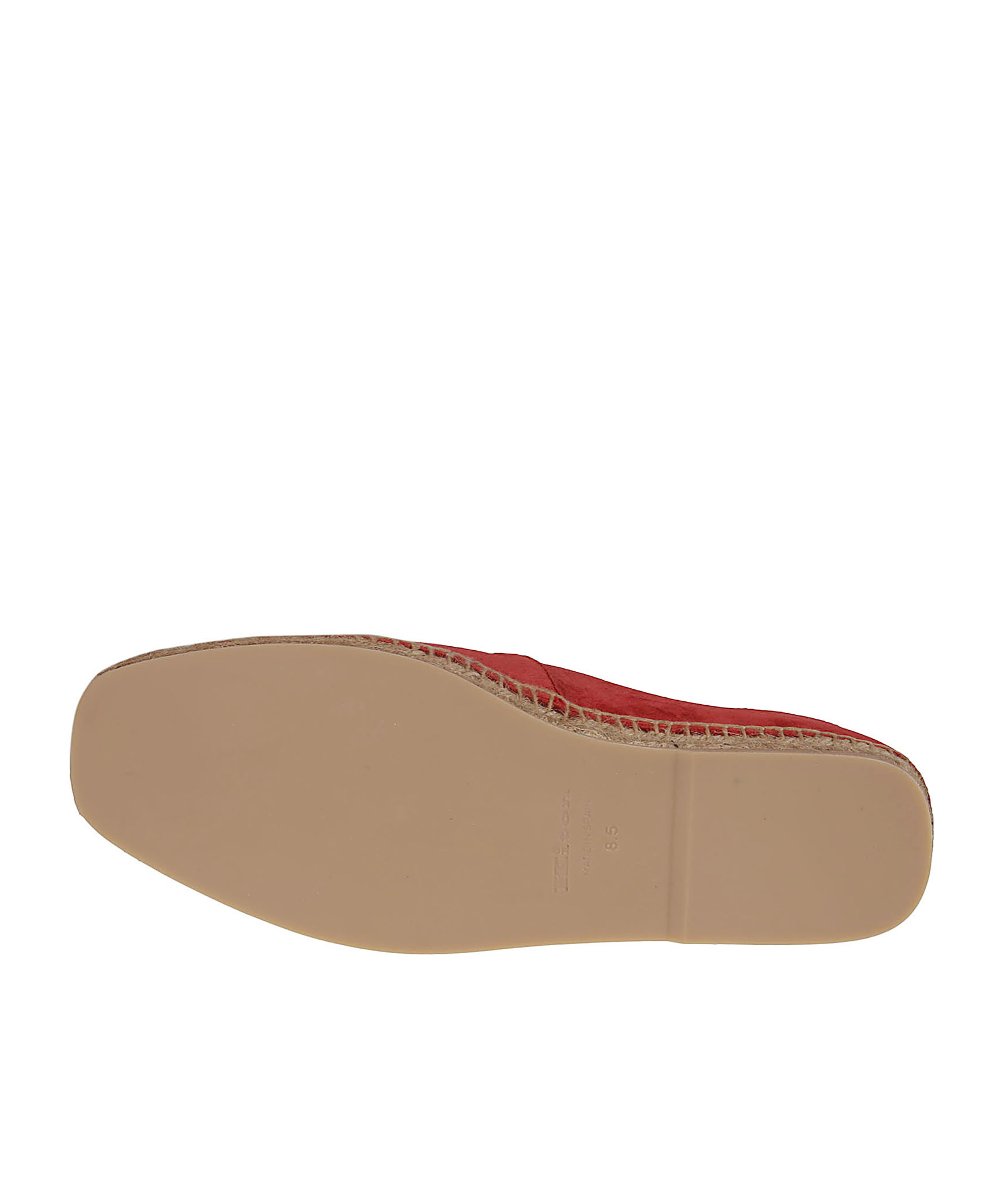 Kiton Round Toe Slip-on Espadrilles In Red