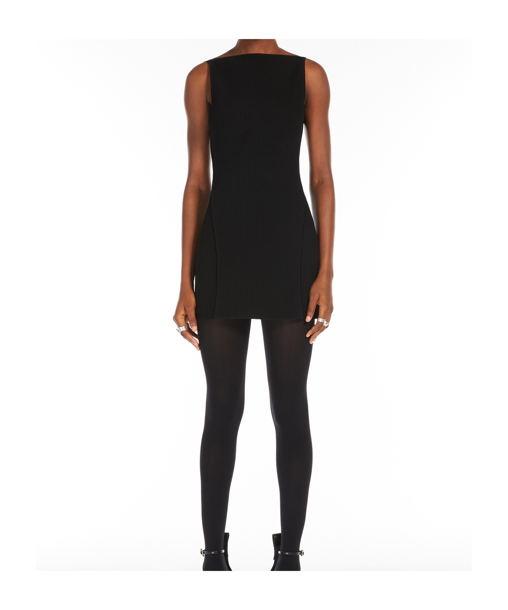 Sportmax Sleeveless Mini Dress In Black