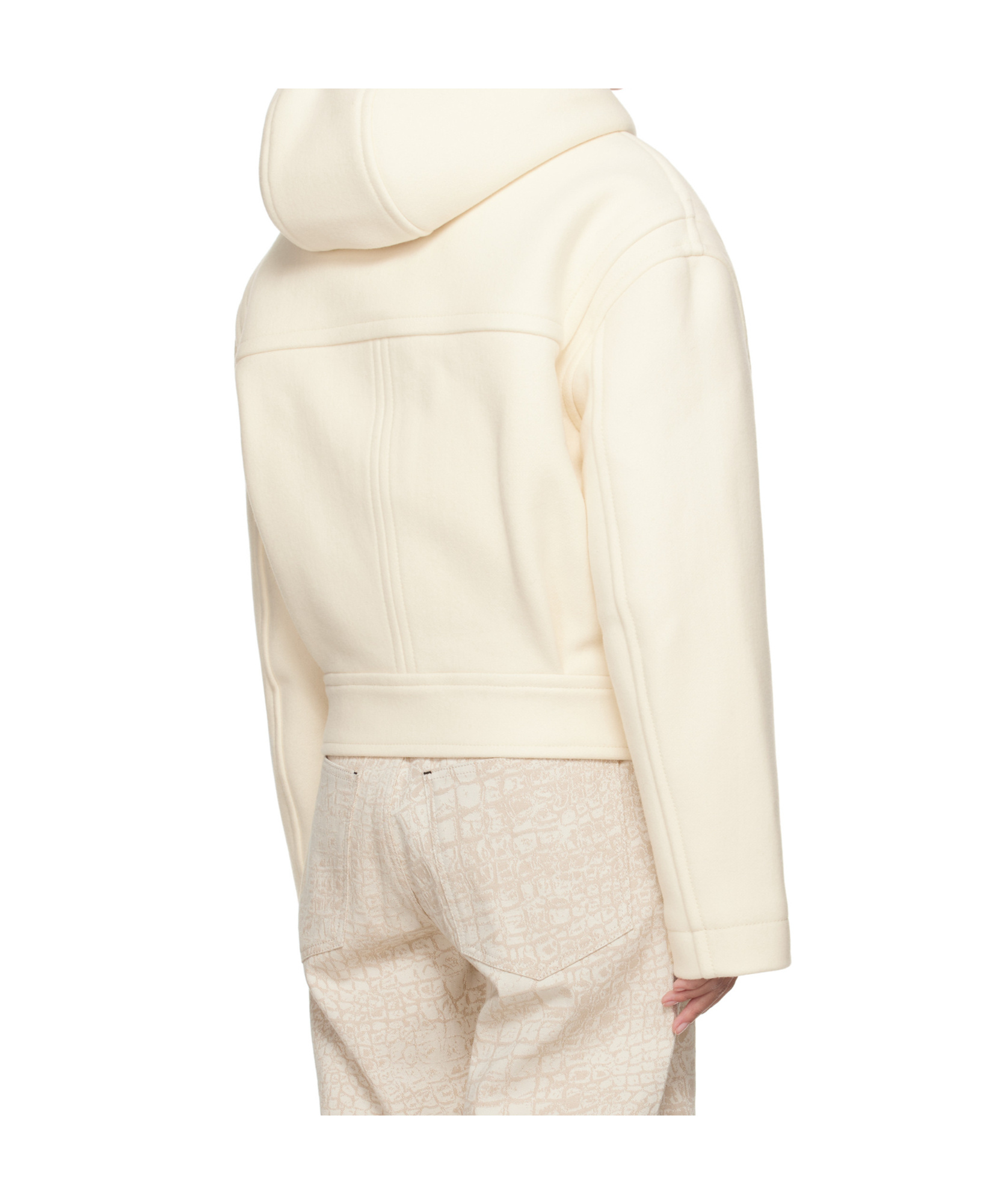 Jacquemus Long-sleeved Casual Jacket In White