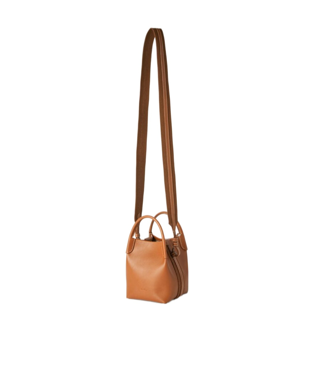 Loro Piana Bale Mini Logo Shoulder Bag In Warm Tan