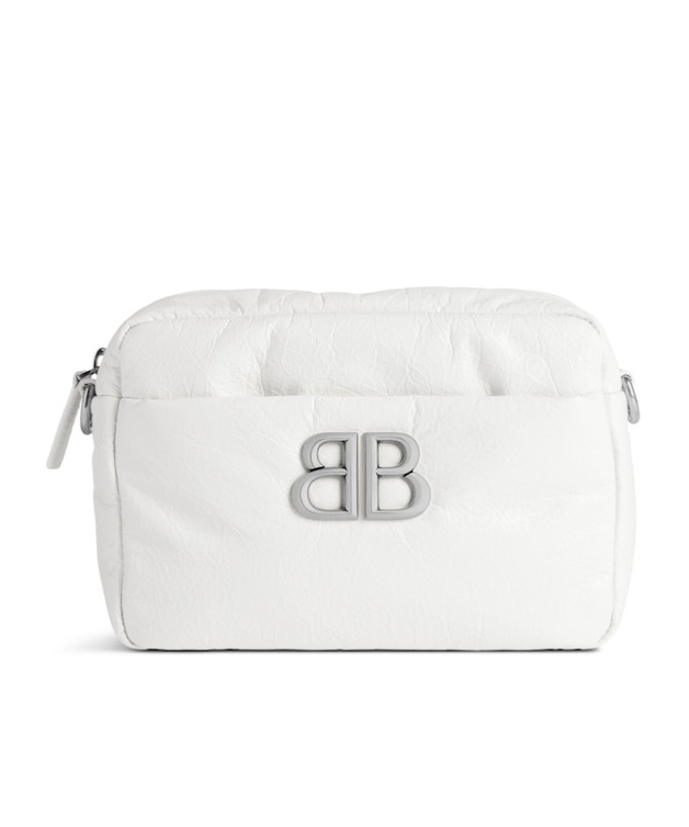 Balenciaga Monaco Camera Xs Shoulder Bag In White