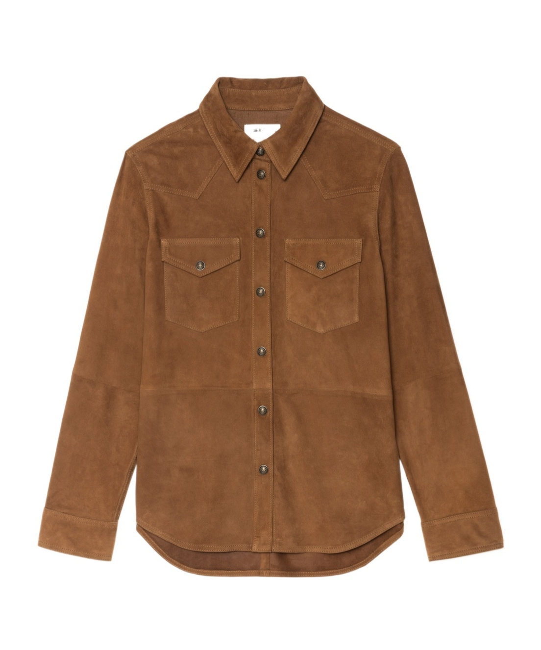 Zadig & Voltaire Suede Button-down Shirt