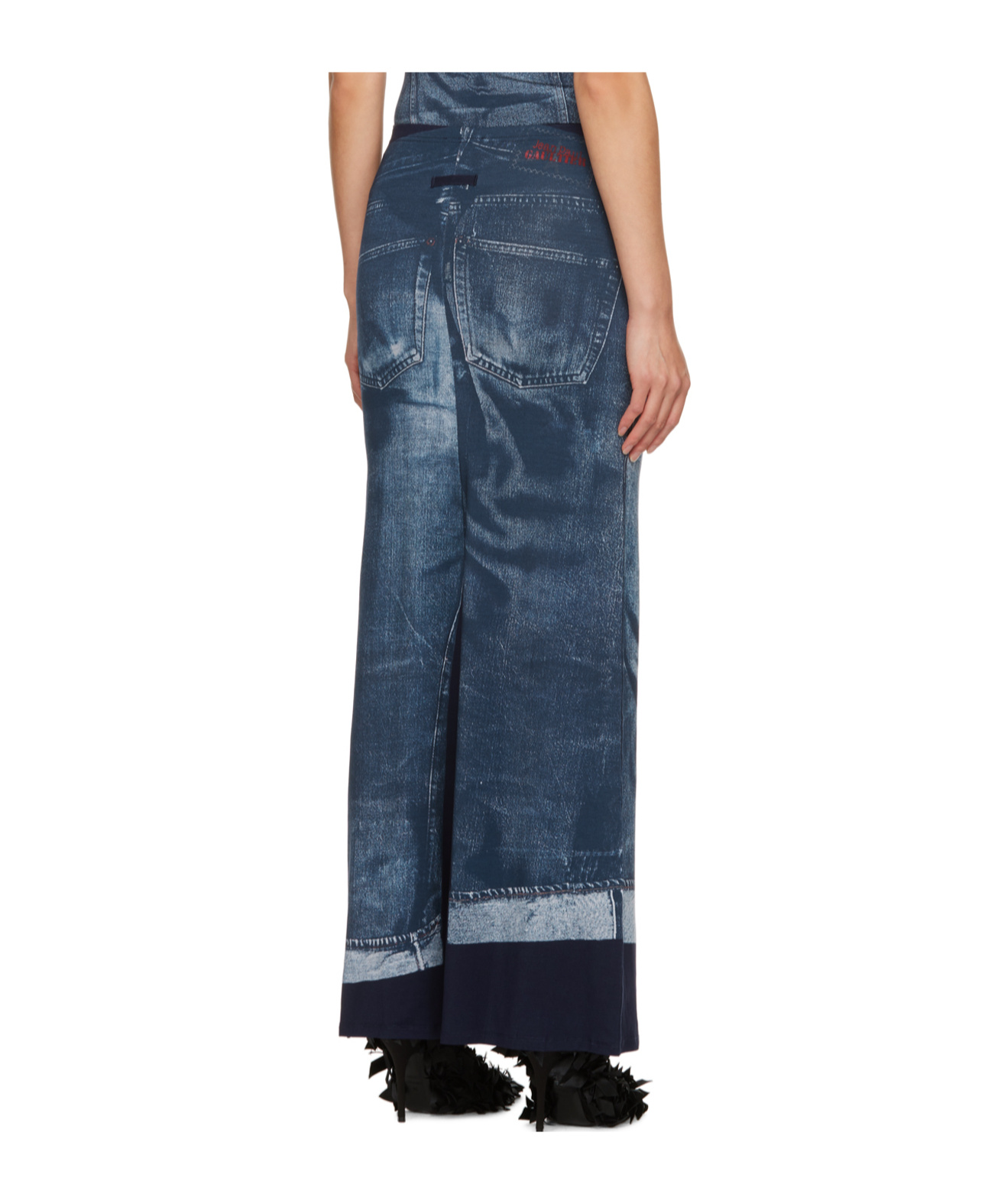 Jean Paul Gaultier Graphic Print Skirt