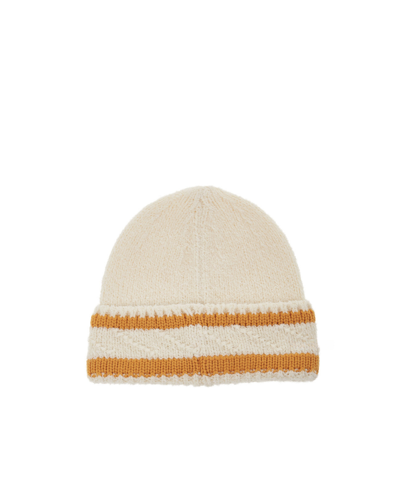 Moncler Cuffed Wool Hat In Neutral