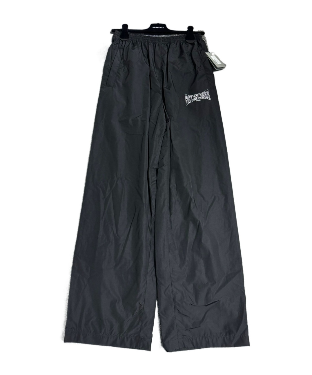 Balenciaga Elastic Waist Casual Pants In Black