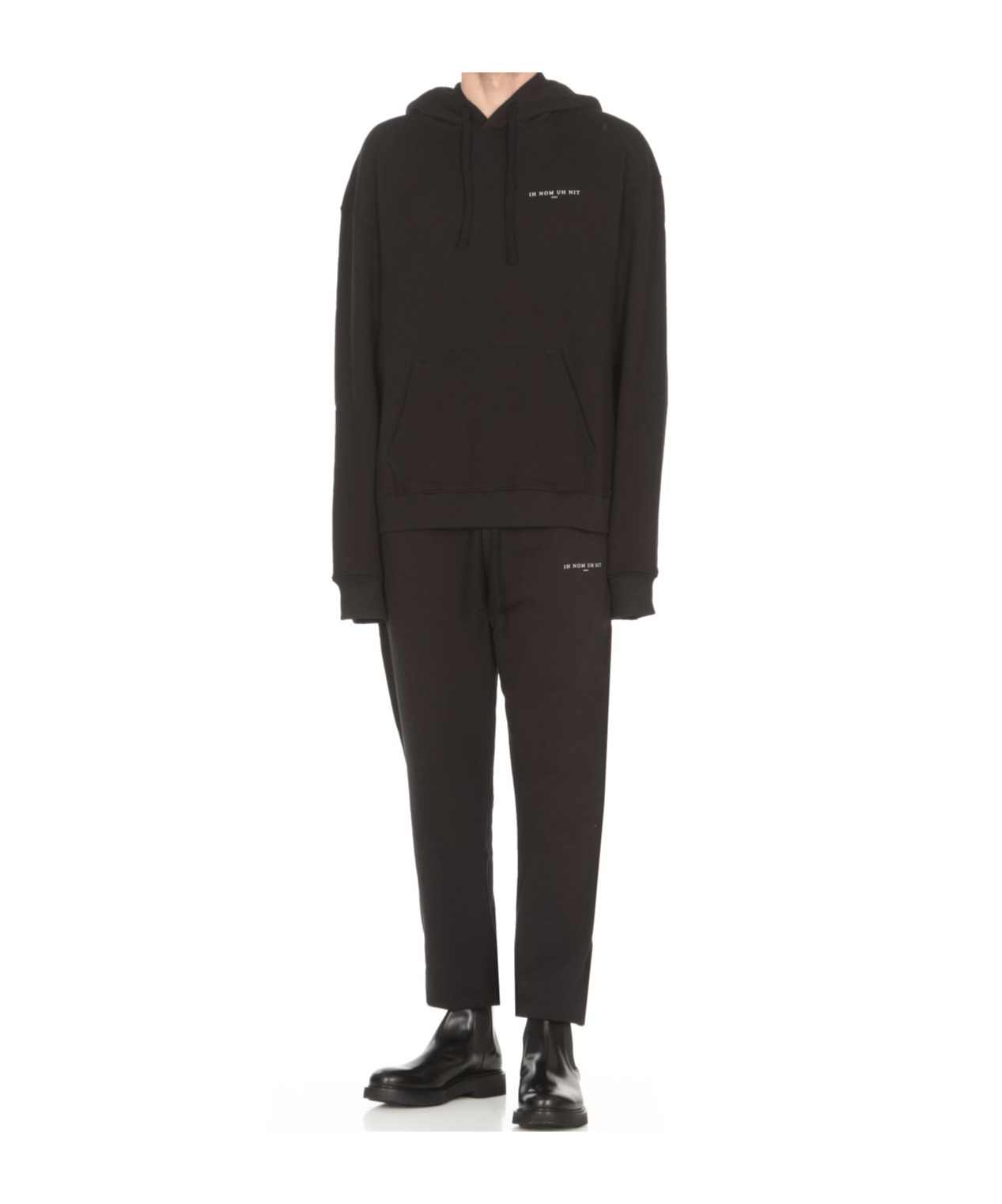 Ih Nom Uh Nit Crown Mask Sweatshirt In Black