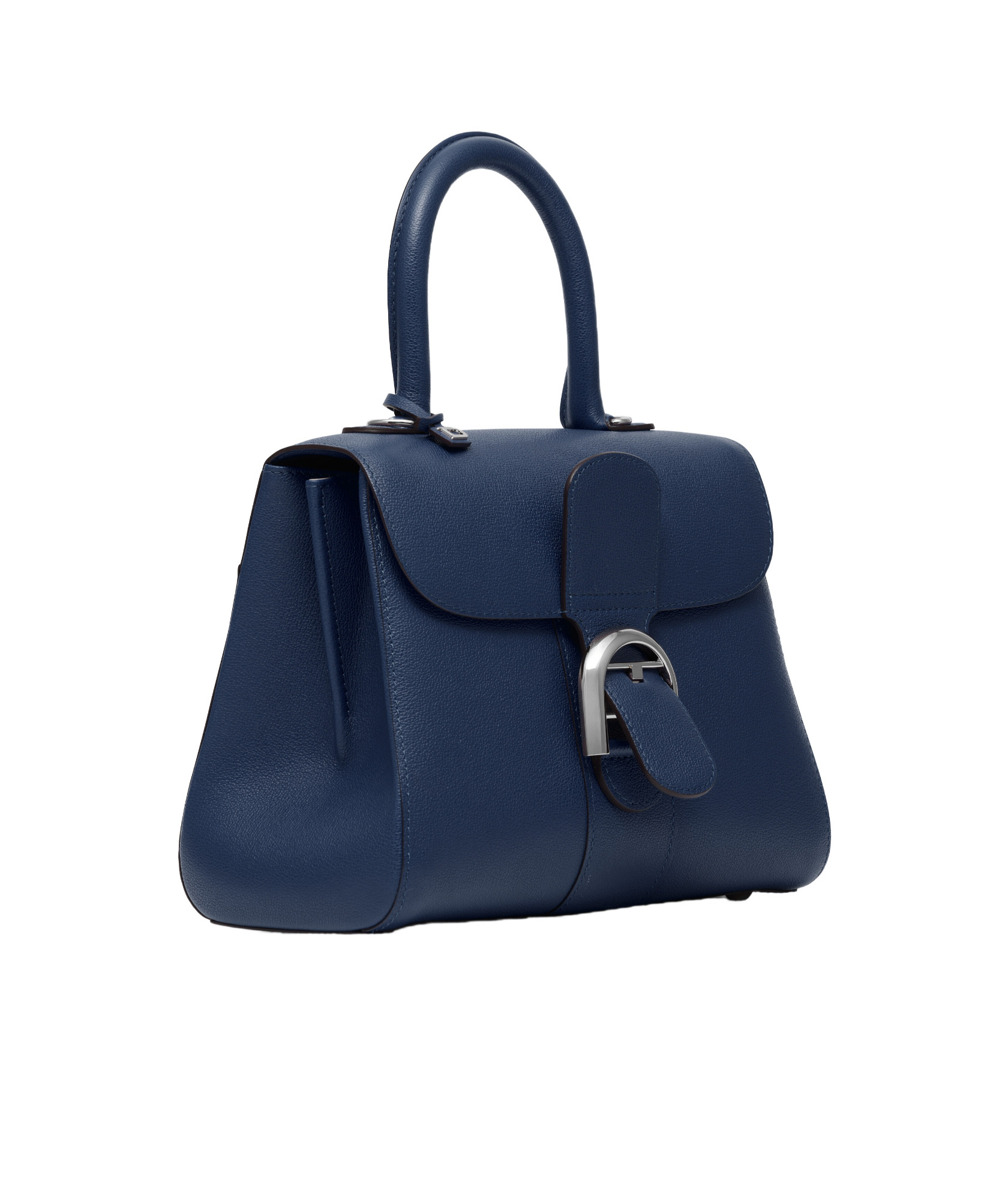 Delvaux Flip Shoulder Bag In Blue