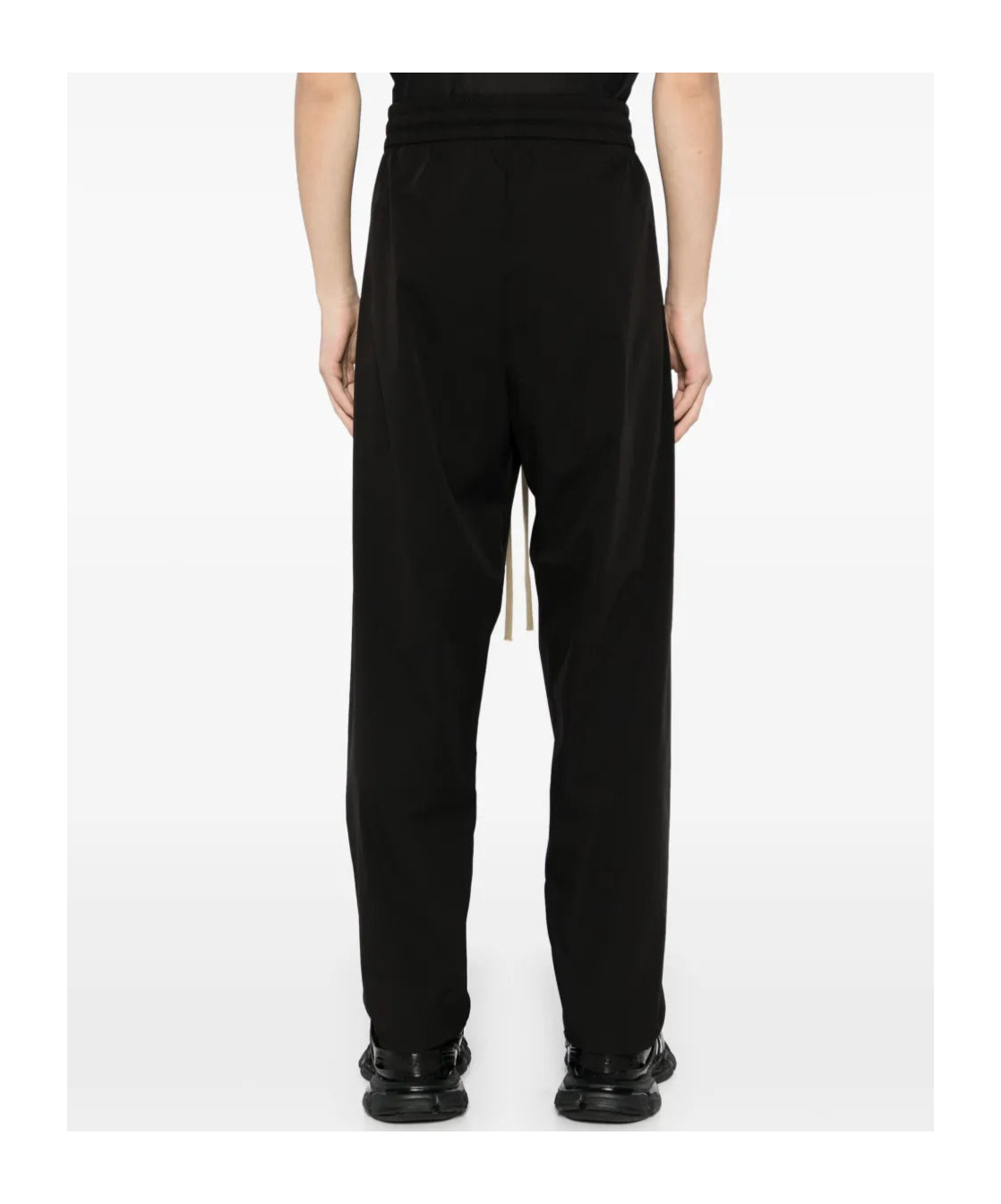 Fear Of God Elasticated Waist Drawstring Sweatpant With Side Pockets In Black