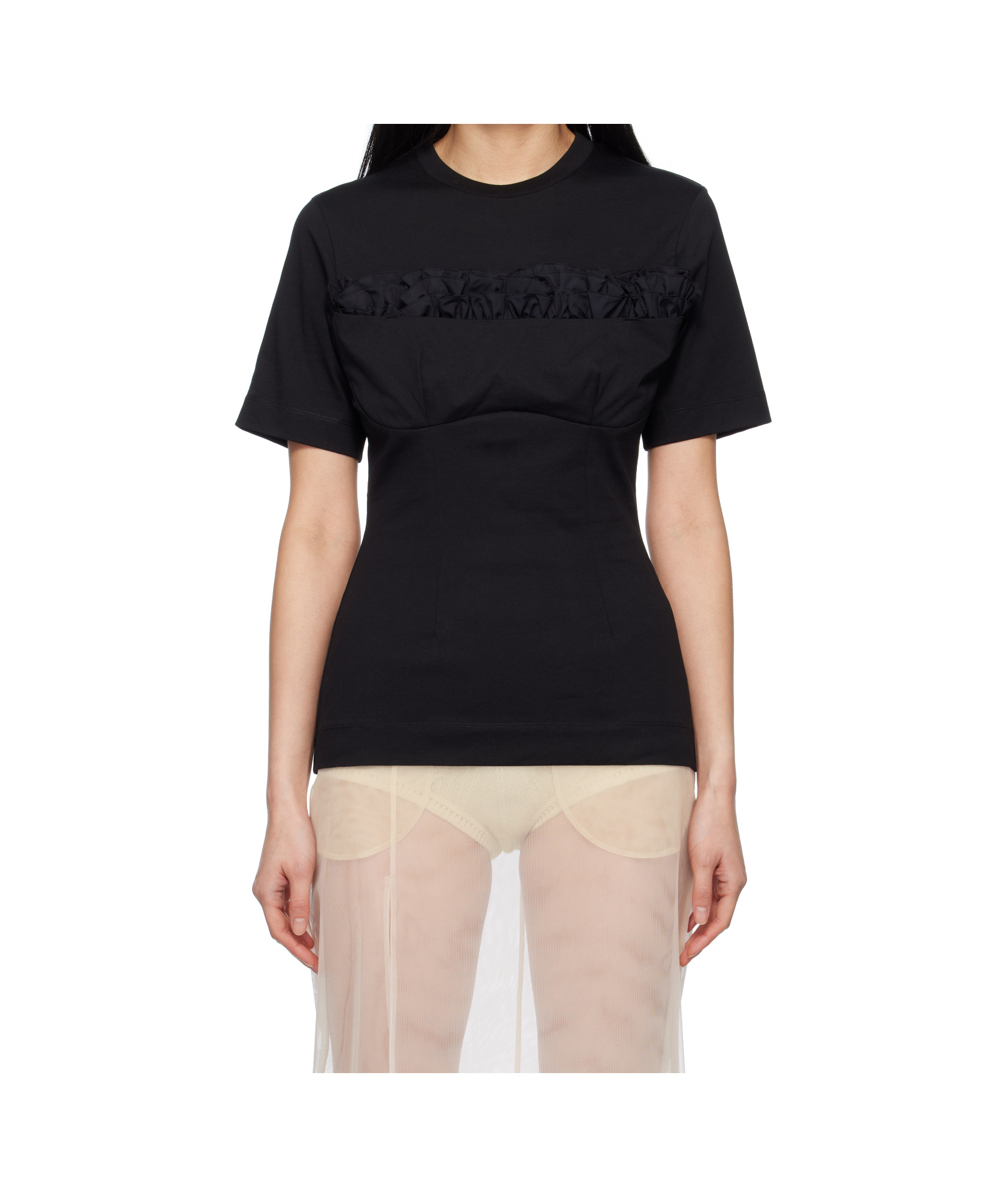Simone Rocha Short-sleeved T-shirt In Black