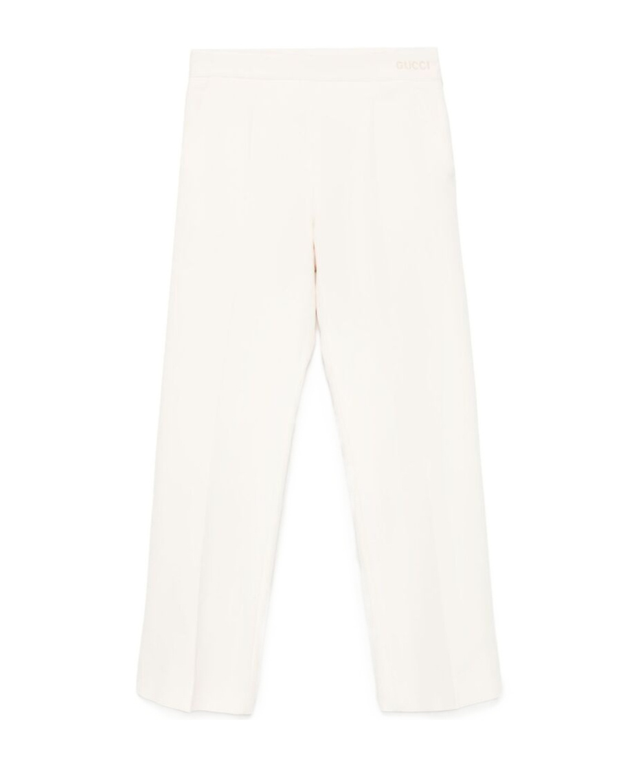 Gucci Pocket Casual Pants In White
