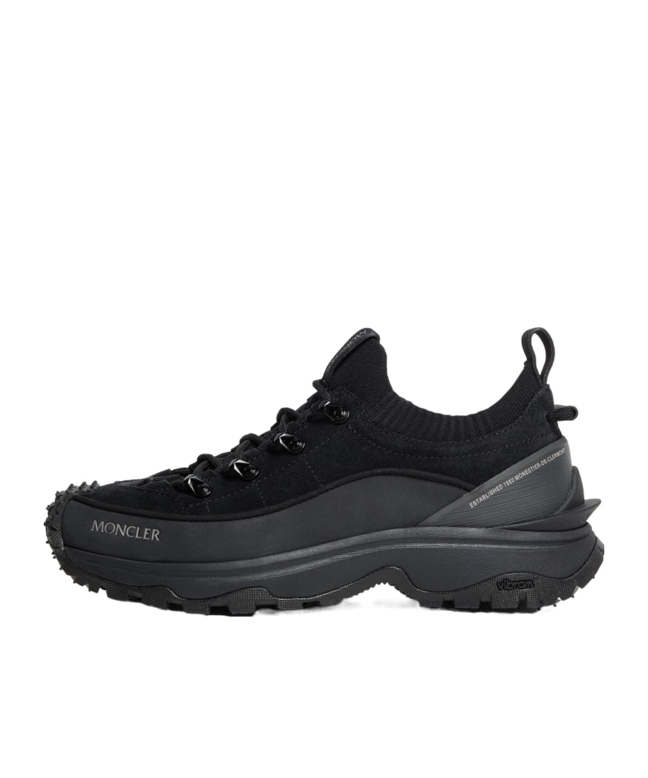 Moncler Sneaker Trailgrip Lite2 Black Men In Black