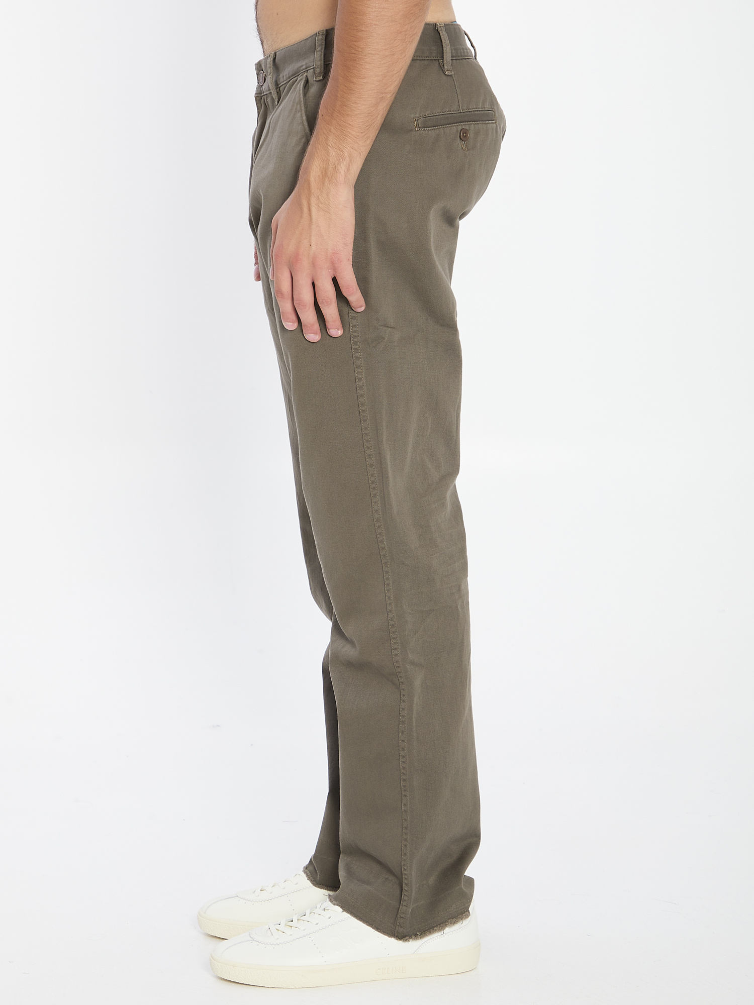 Celine Jeans With Belt Loops In Gray
