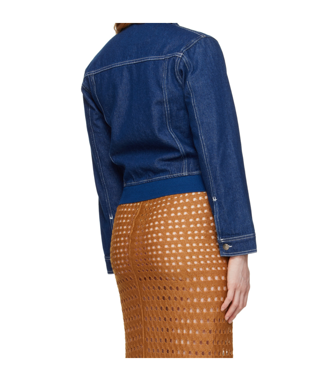 Gimaguas Blue Oahu Denim Jacket In Brown