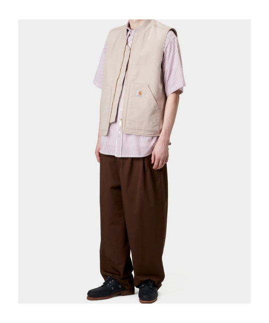 Carhartt Dearborn Canvas Classic Vest In Nude
