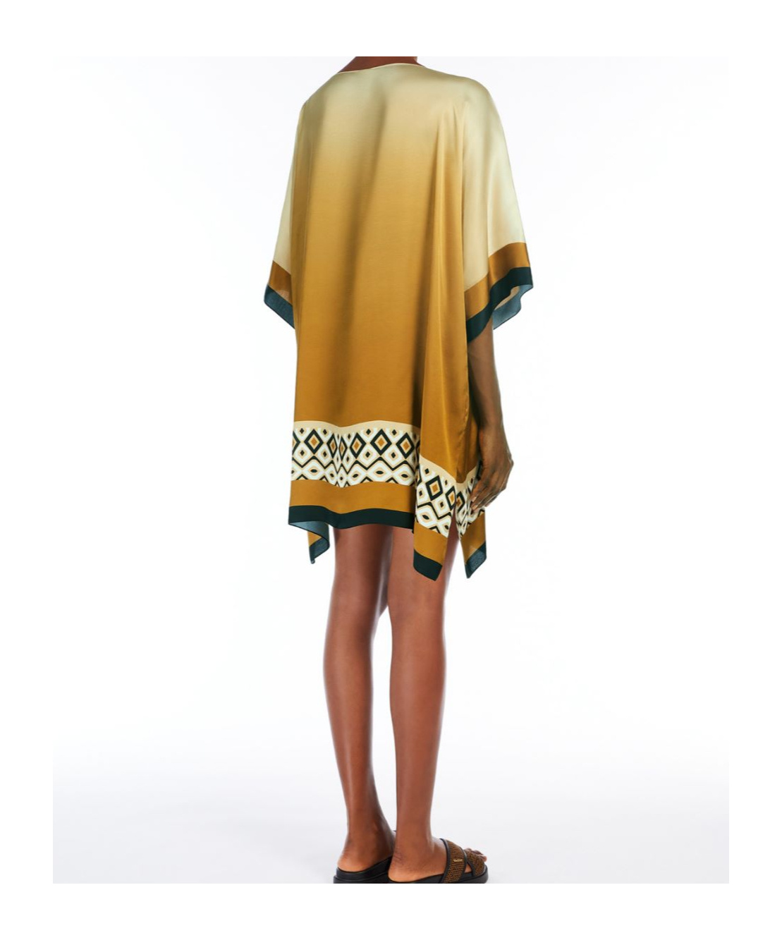 Shop Max Mara Oversized Printed Satin Tunic