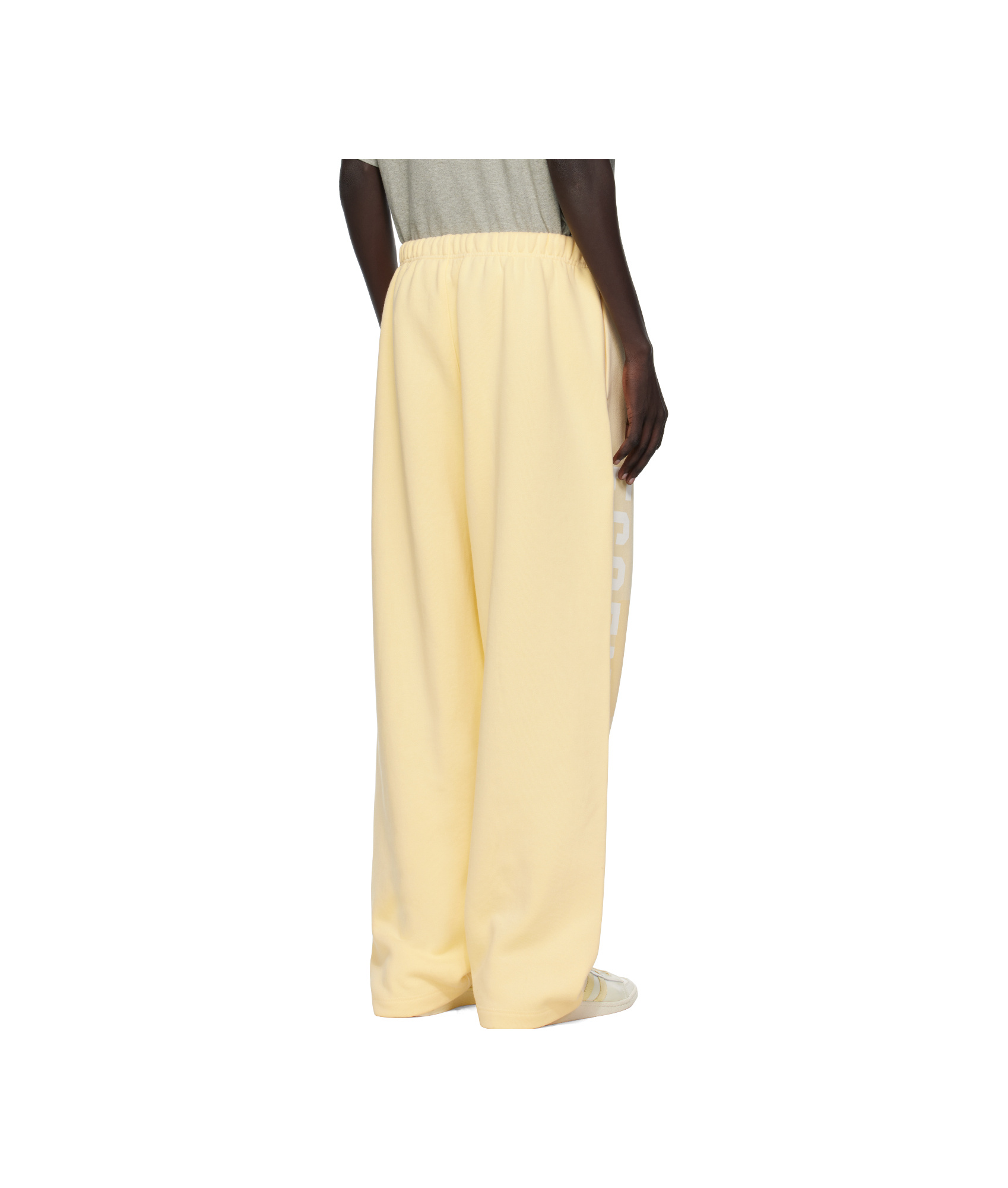 Essentials Elastic Waistband Tracksuit Pants In Brown