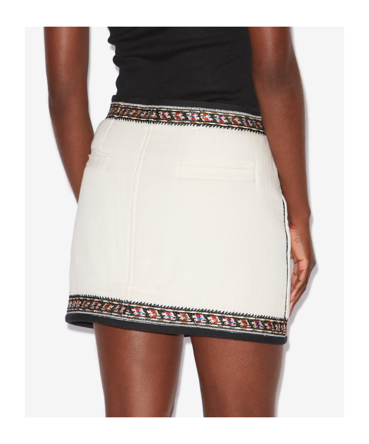 Shop Isabel Marant Étoile Zeria Skirt In True Color