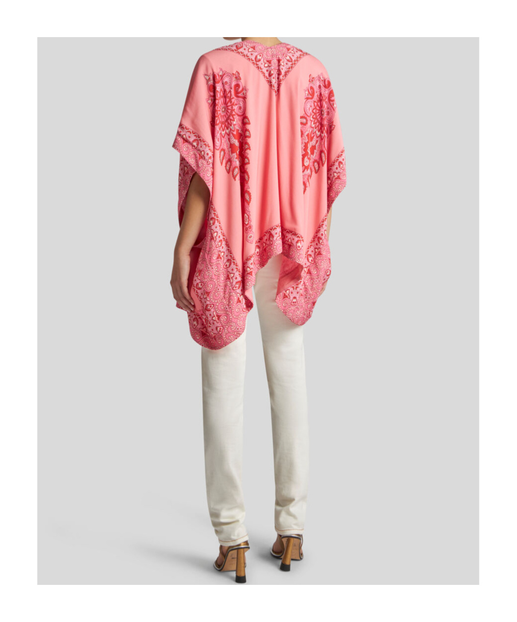 ETRO KESA ROBE WITH TONAL PLACED PRINTS