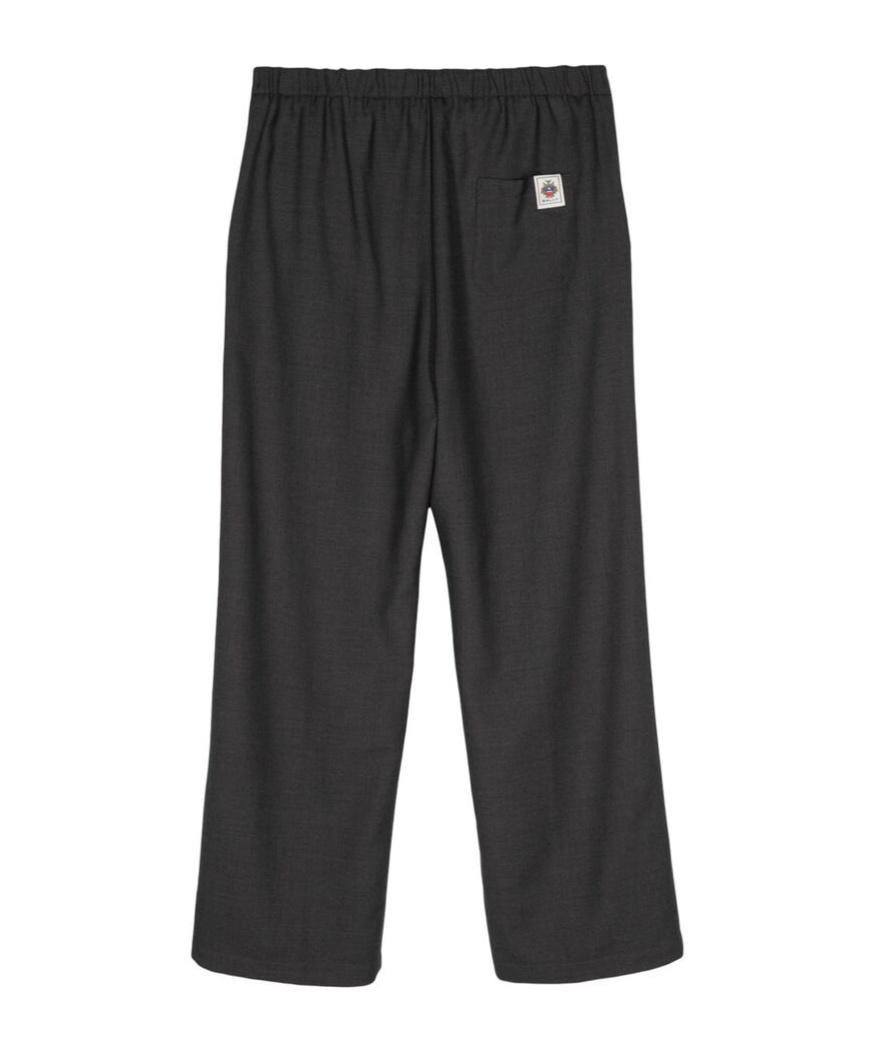 Bally Button Casual Pants In Black