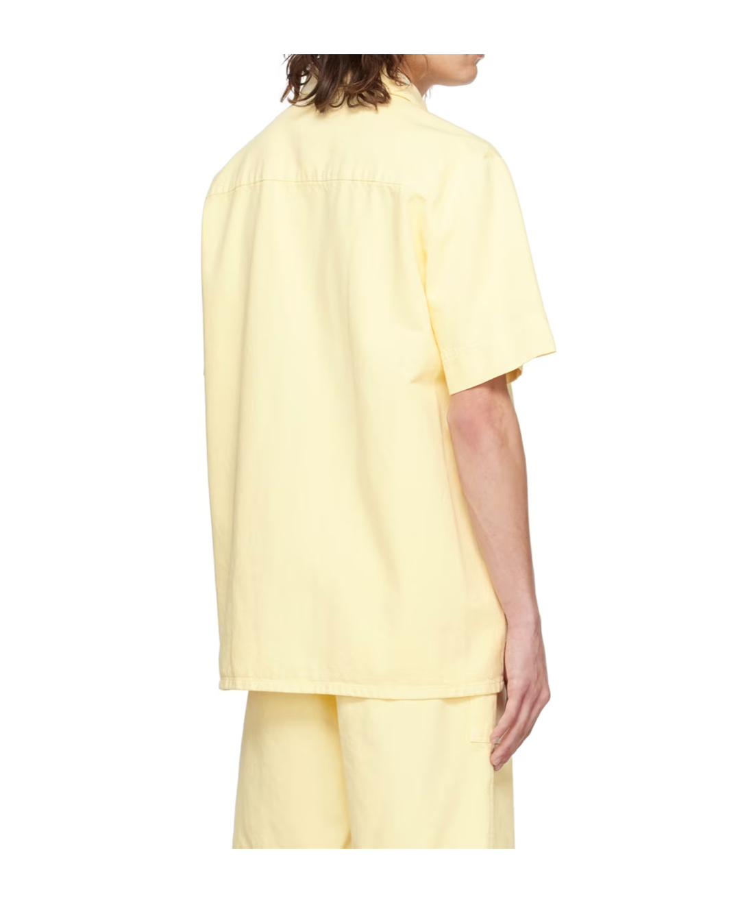 Apc Yellow Nelson Denim Shirt In Nude