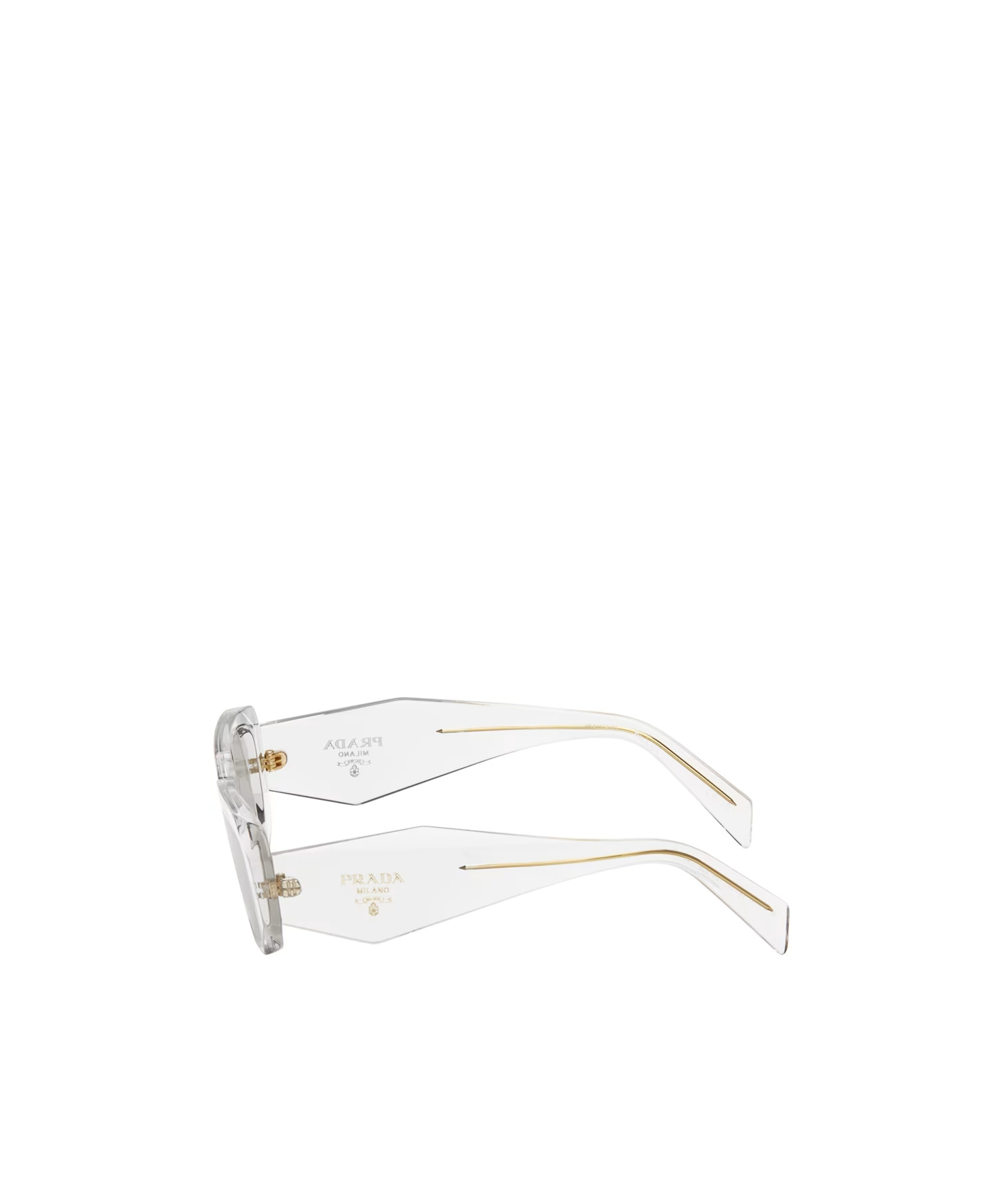 Prada Rectangular Frame Sunglasses In Multi