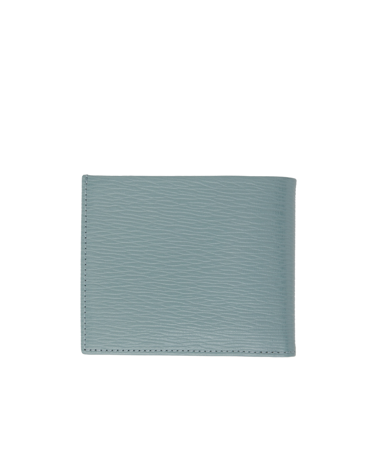 Ferragamo Logo Details Wallet In Gray