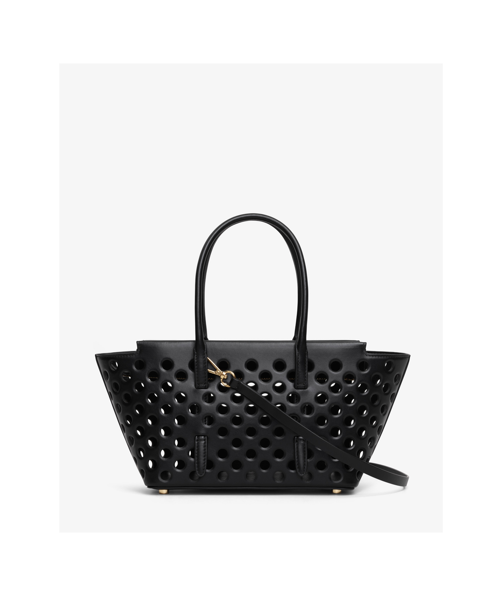 Alaïa Neo Mina 20 Shoulder Bag In Black