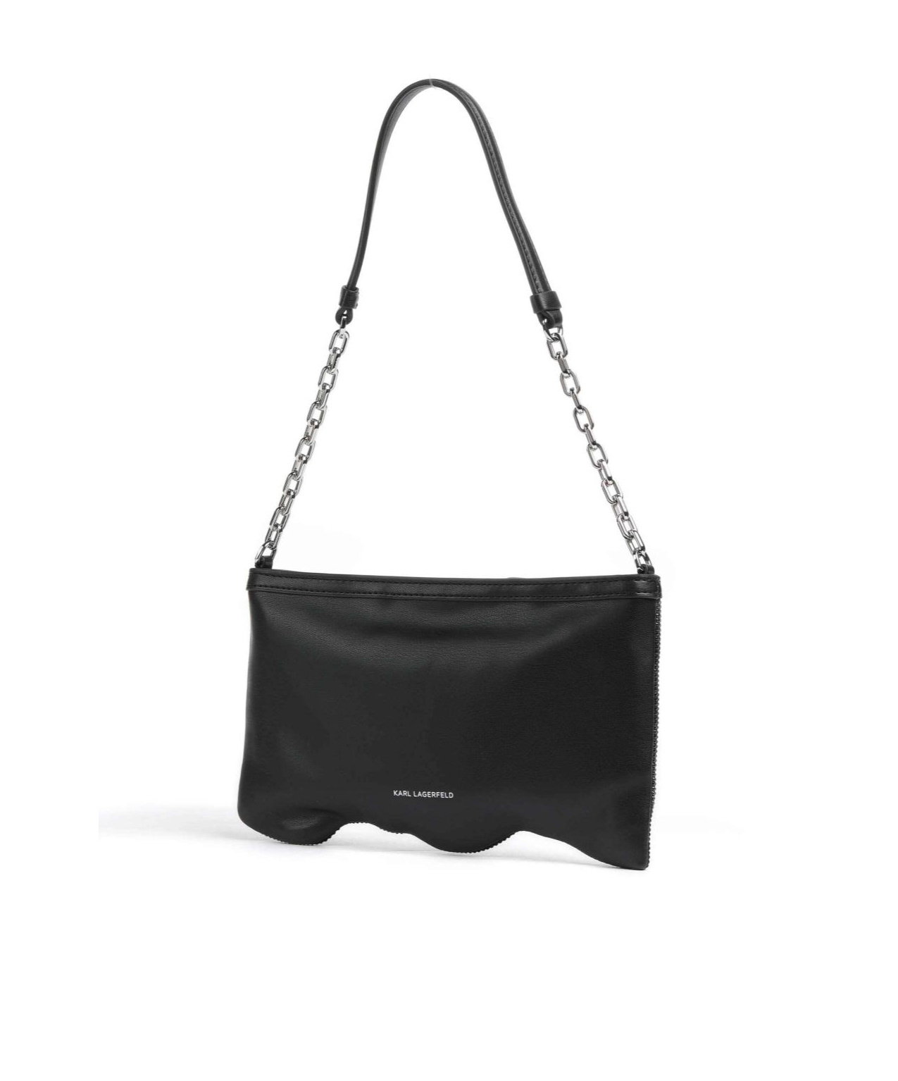 Karl Lagerfeld Logo Shoulder Bag In Black