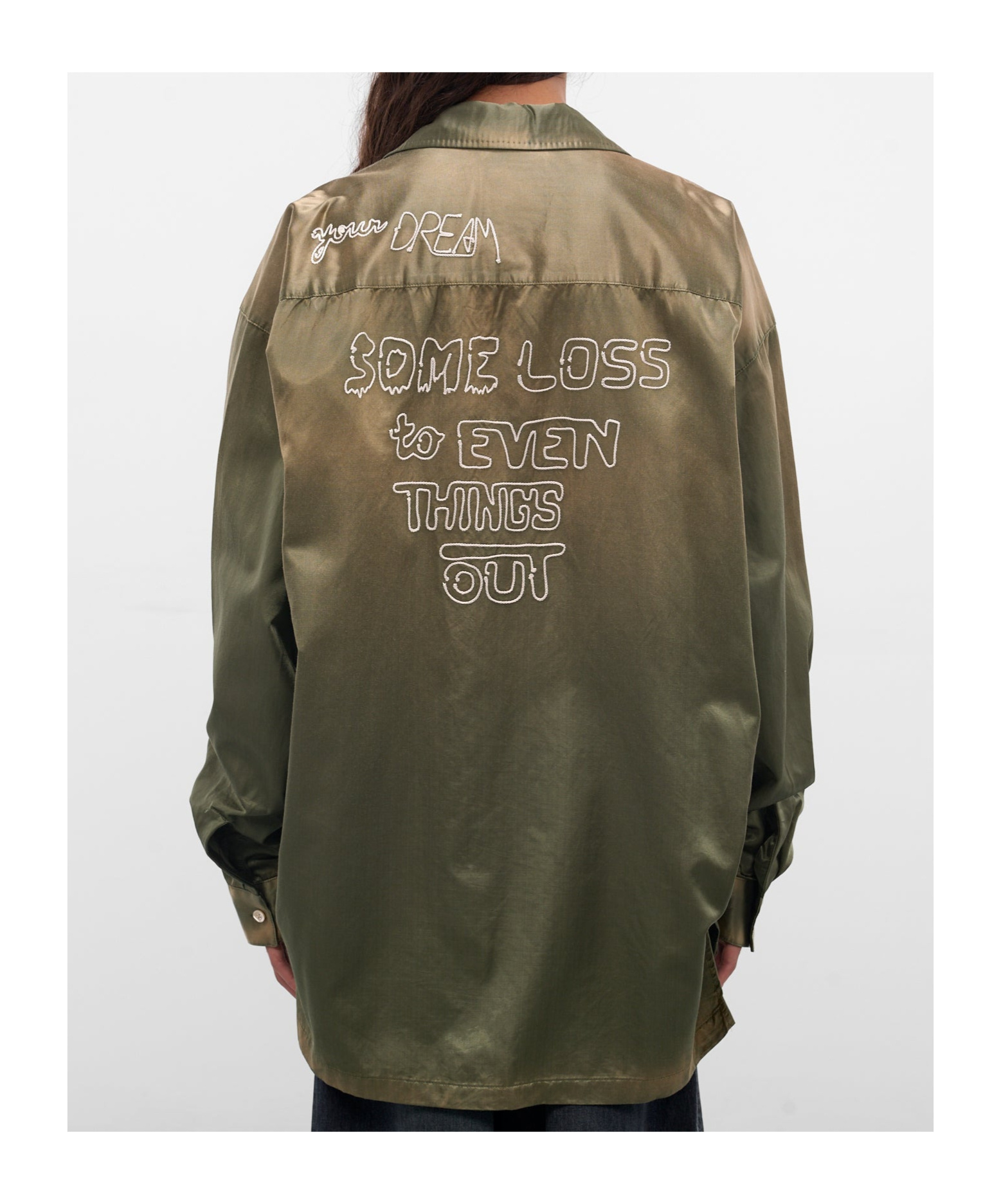 Miharayasuhiro Long Sleeve Shirt With Button Cuffs And Pockets In Green