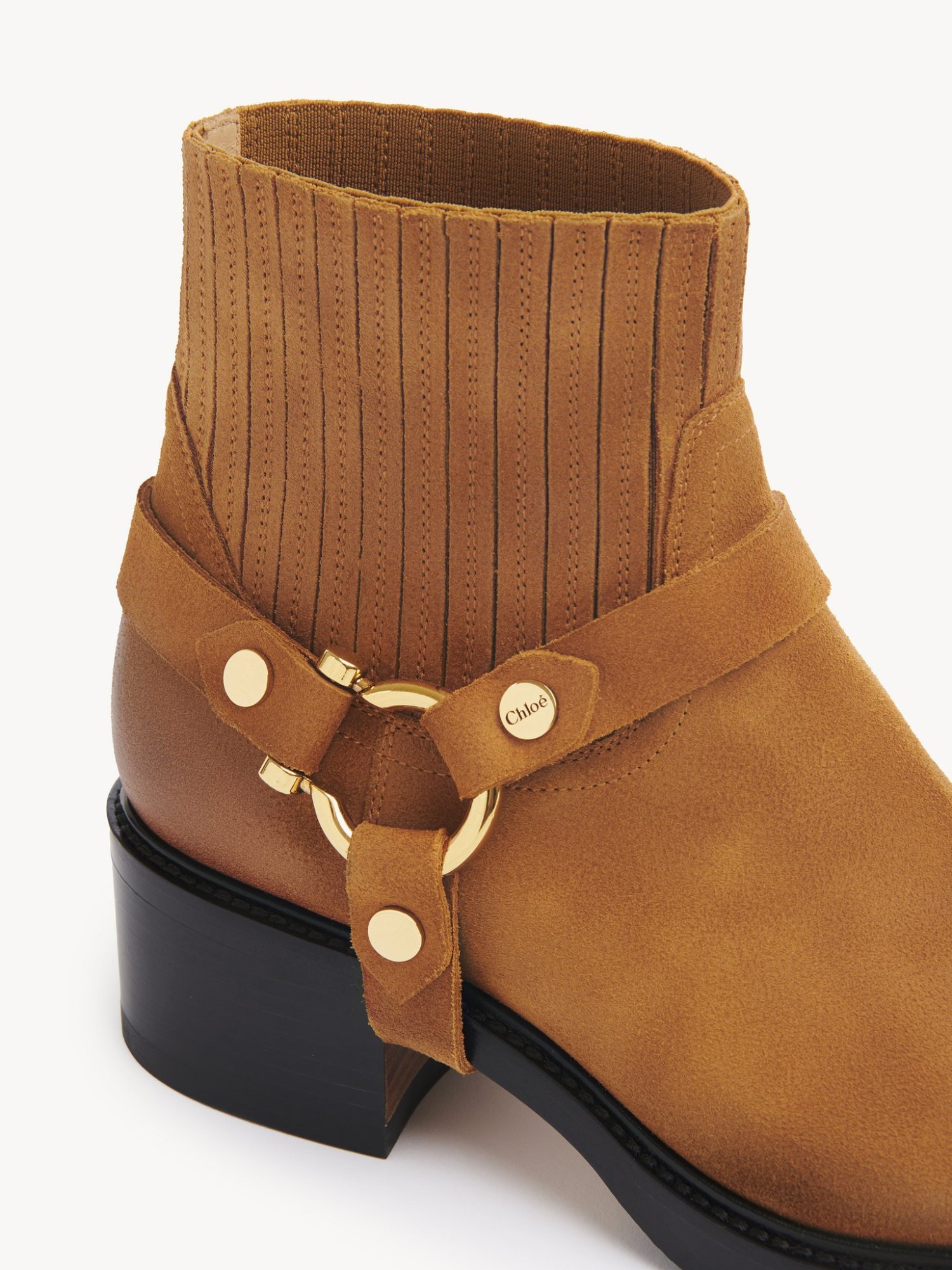 Chloé Bottines Dakota Femme Brun Taille 37 100% Cuir De Veau In Brown