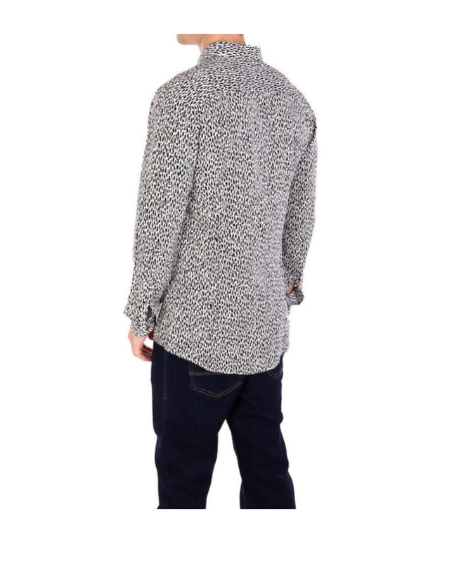 Hugo Boss Long-sleeved Shirt In Black