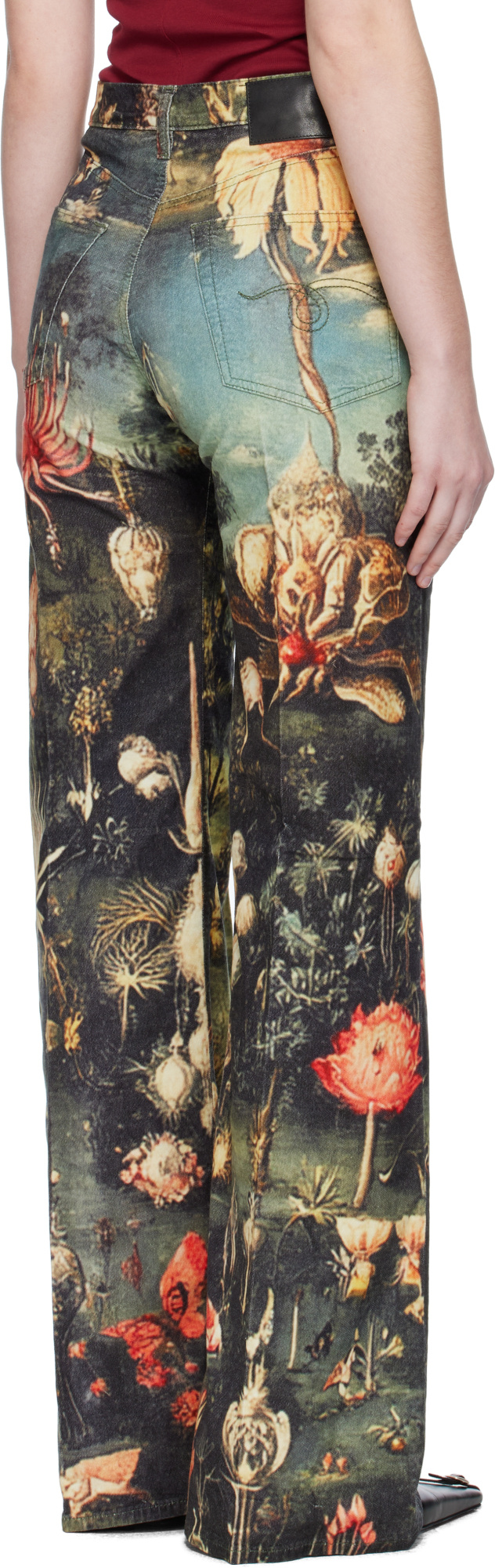 R13 Charlotte Floral-print Trousers In Multi