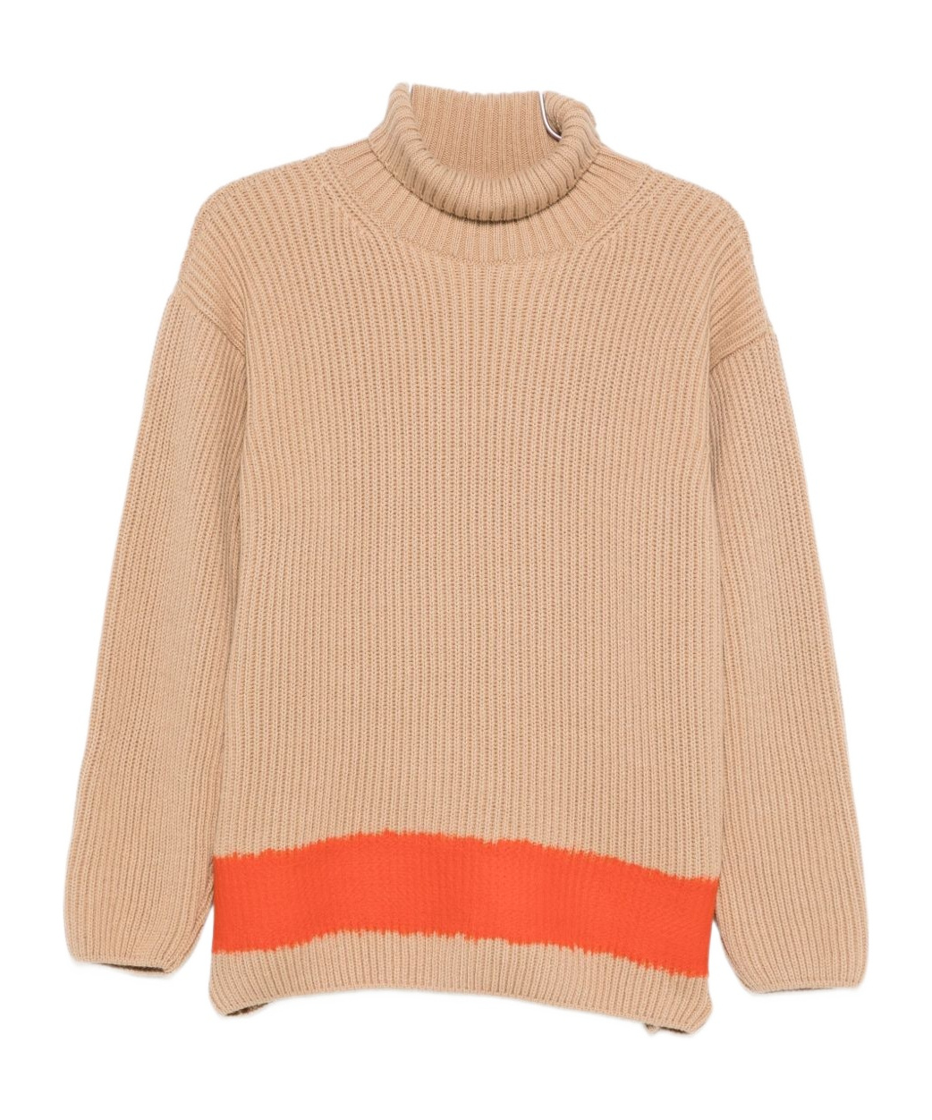 Msgm Turtleneck Sweater In Sand
