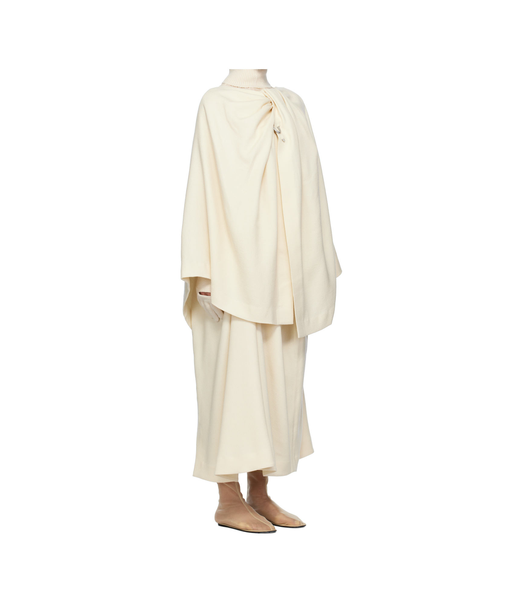 Issey Miyake Off-white Entwine Cardigan In White