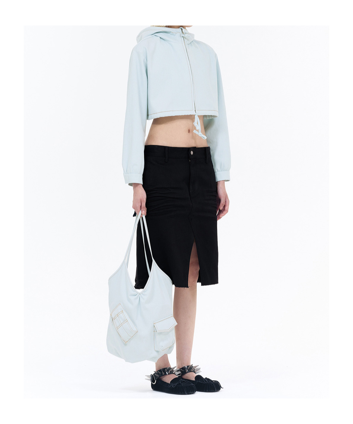 WE11 DONE DENIM SKIRT