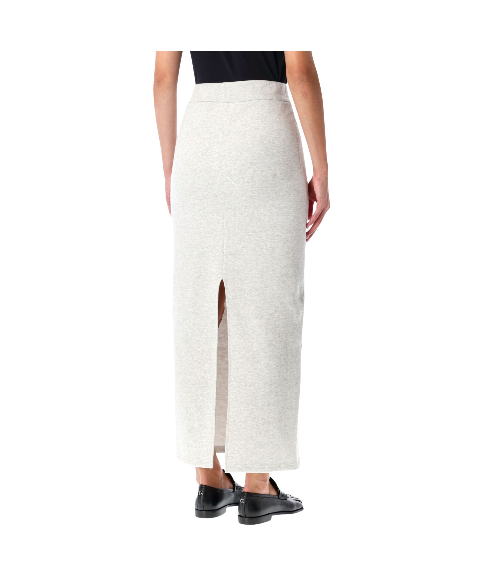 Coperni Grey Cotton Jogging Skirt In White